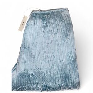 Vince Dressy Satin Shorts NWT – Light Blue Resort Wear, Large